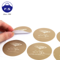 Personalizar las pegatinas de vinilo transparentes de impresión personalizada